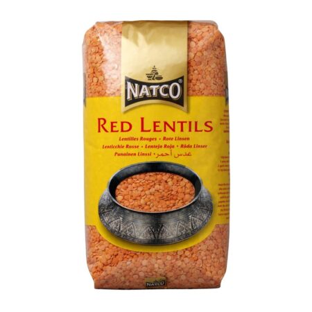 Natco Red Lentils Polished 2kg ( Masoor Dal)
