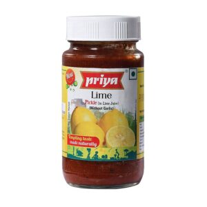 Priya Lime Pickle (Without Garlic) 300g