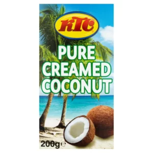 Pure creamed coconut