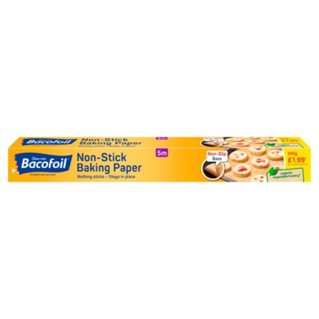 Bacofoil® Non-Stick Non-Slip Baking Paper 38cm x 5m.