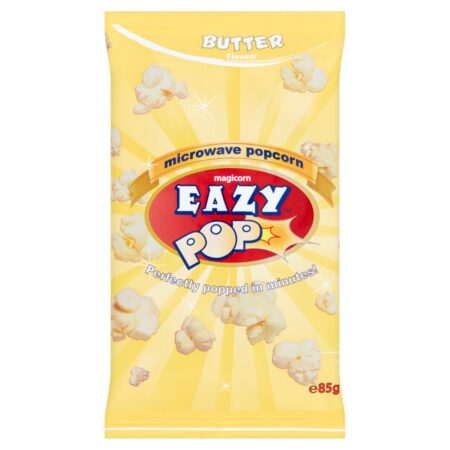 Eazy Pop Magicorn Microwave Popcorn Butter Flavour 85g.