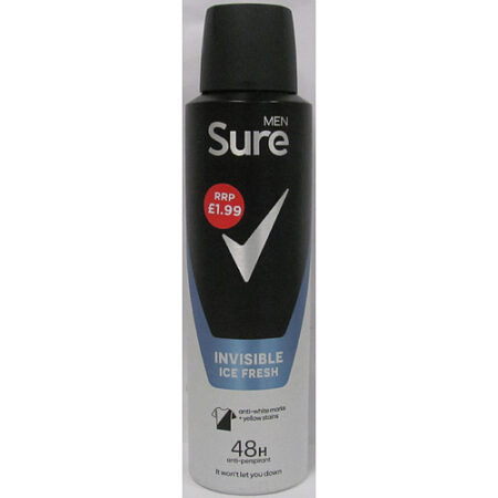 Sure Men Anti-Perspirant Invisible Ice 150ml.