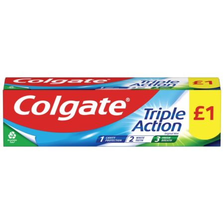 Colgate Triple Action Toothpaste 75ml.