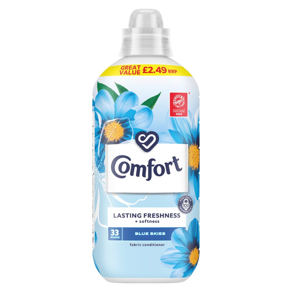 Comfort Fabric Conditioner Blue Skies 33 washes (990 ml)