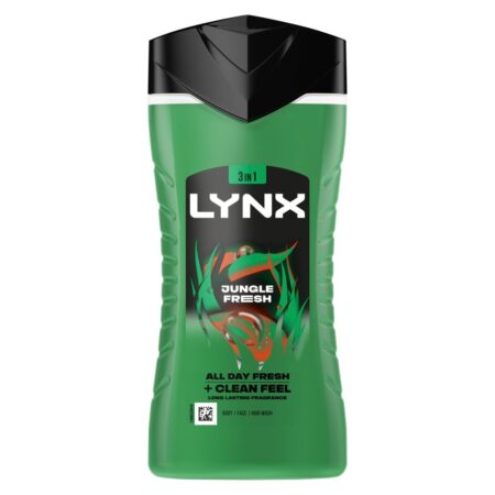 Lynx 3-in-1 Body Wash Jungle Fresh 225ml.