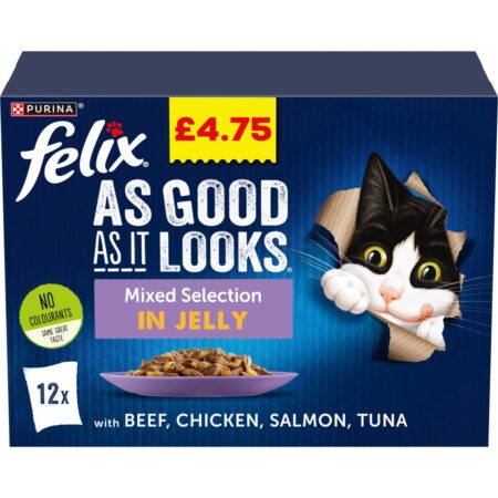 Felix As Good as It Looks Mixed Selection in Jelly 12 x 100g
