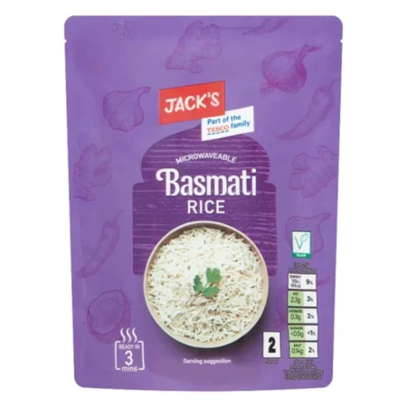 Jack's Microwaveable Basmati Rice 250g