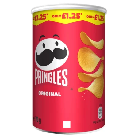 Pringles Original Snacking Crisps 70g.