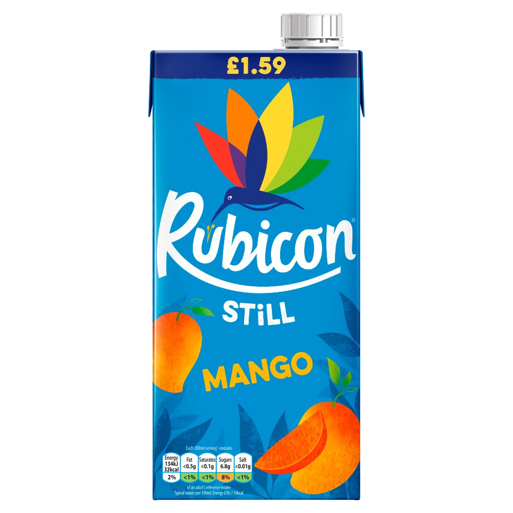Rubicon Still Mango Juice Drink 1L.