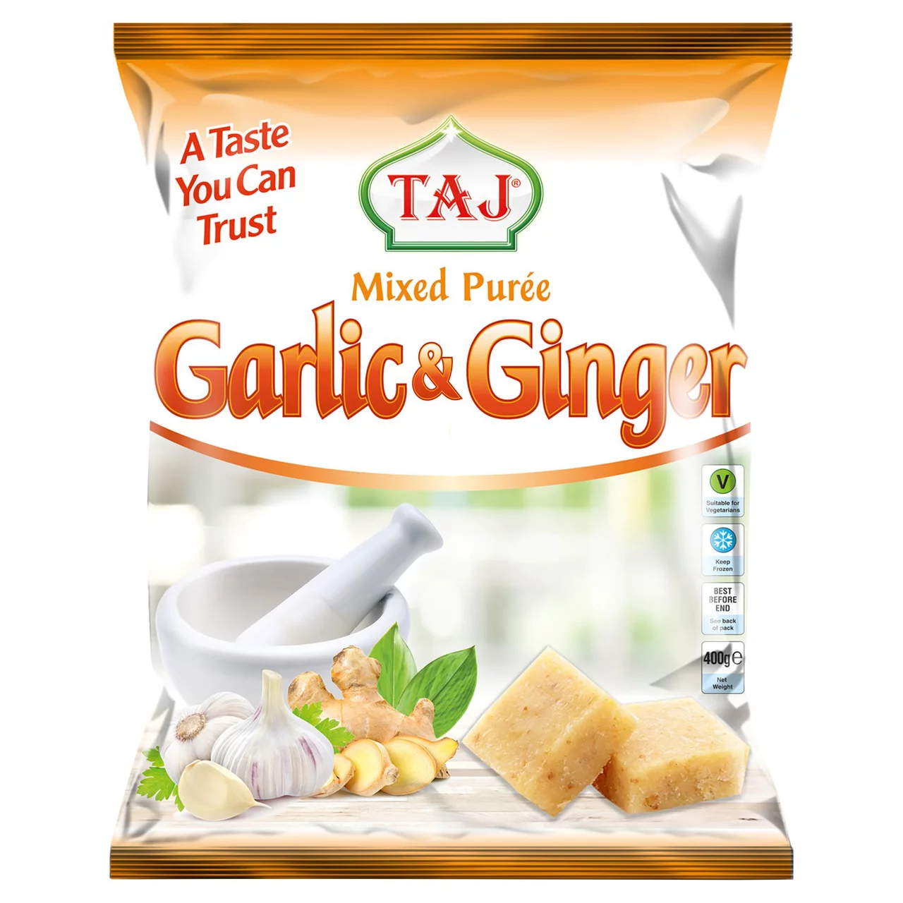 Taj Ginger & Garlic Mixed Puree 400g